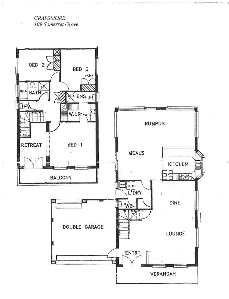 Floorplan of Homely house listing, 109 Somerset Grove, Craigmore SA 5114