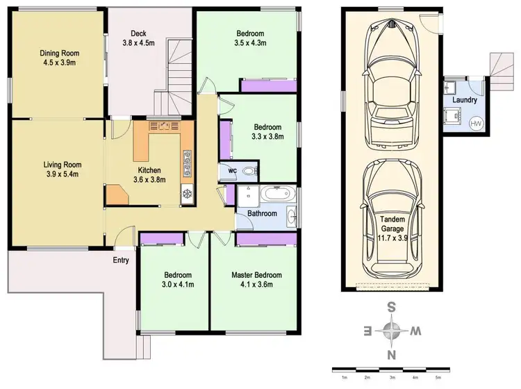 Floorplan of Homely house listing, 39 Kimbarra Close, Kotara NSW 2289
