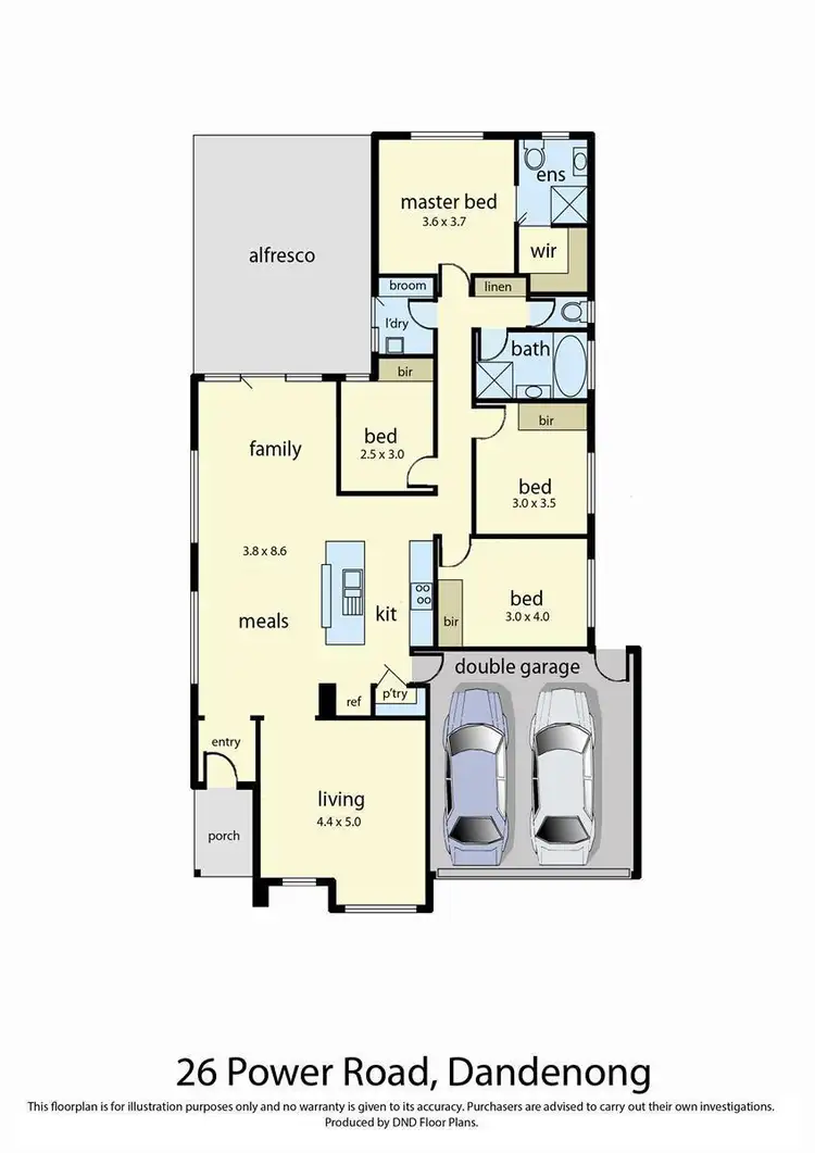 Floorplan of Homely house listing, 26 Power Street, Dandenong VIC 3175