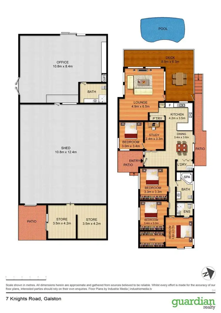 Floorplan of Homely house listing, 7 Knights Road, Galston NSW 2159