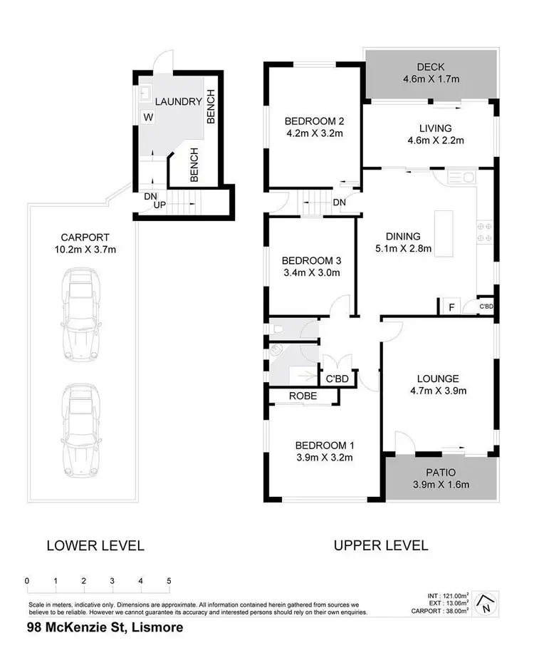 Floorplan of Homely house listing, 98 McKenzie Street, Lismore NSW 2480