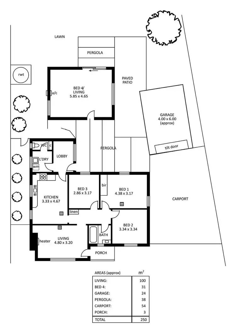 Floorplan of Homely house listing, 30 Florence Avenue, Blair Athol SA 5084