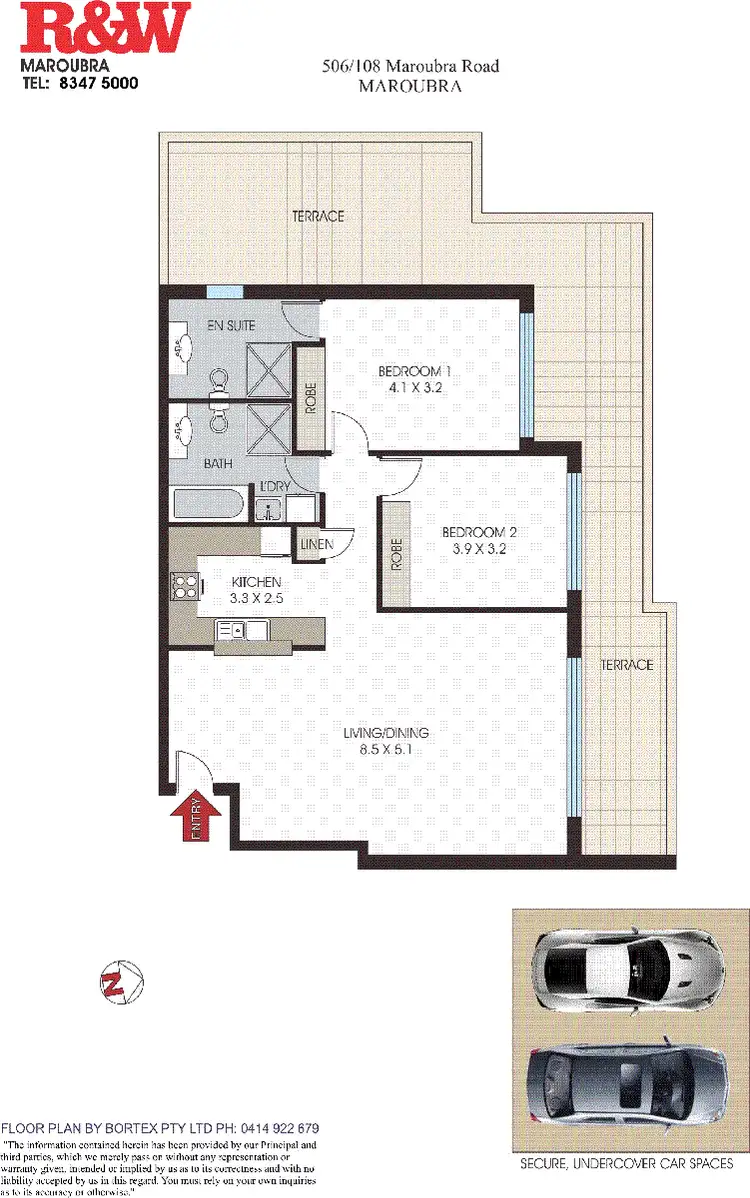 Floorplan of Homely apartment listing, 506/104-108 Maroubra Road, Maroubra NSW 2035