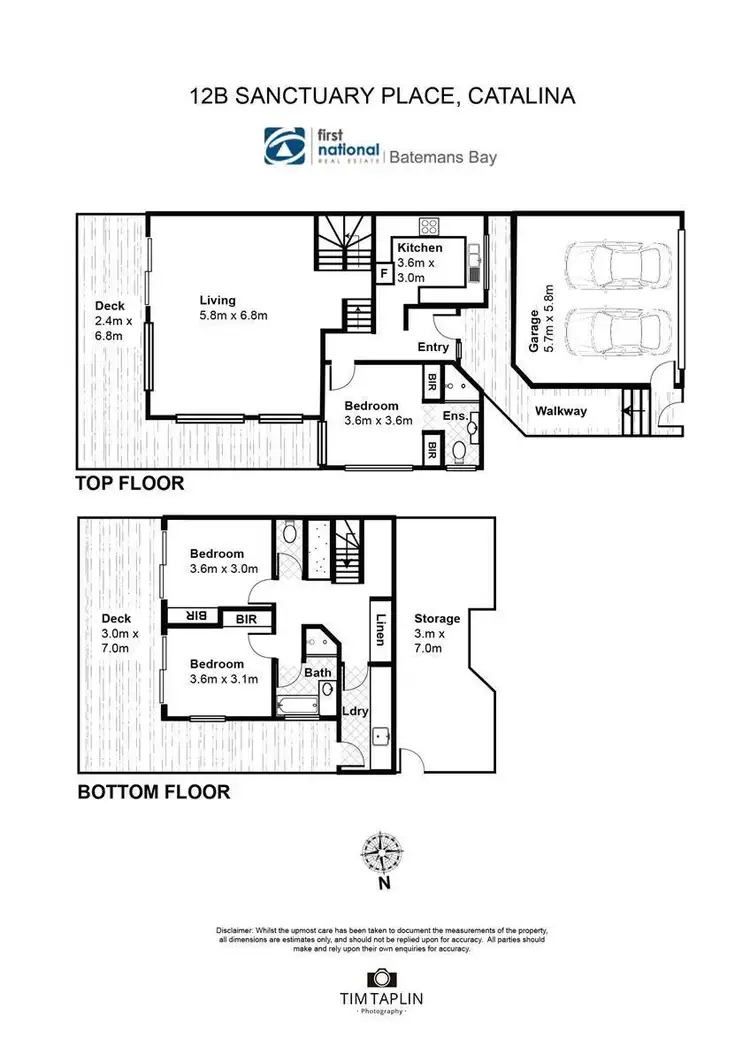 Floorplan of Homely house listing, 12B Sanctuary Place, Catalina NSW 2536