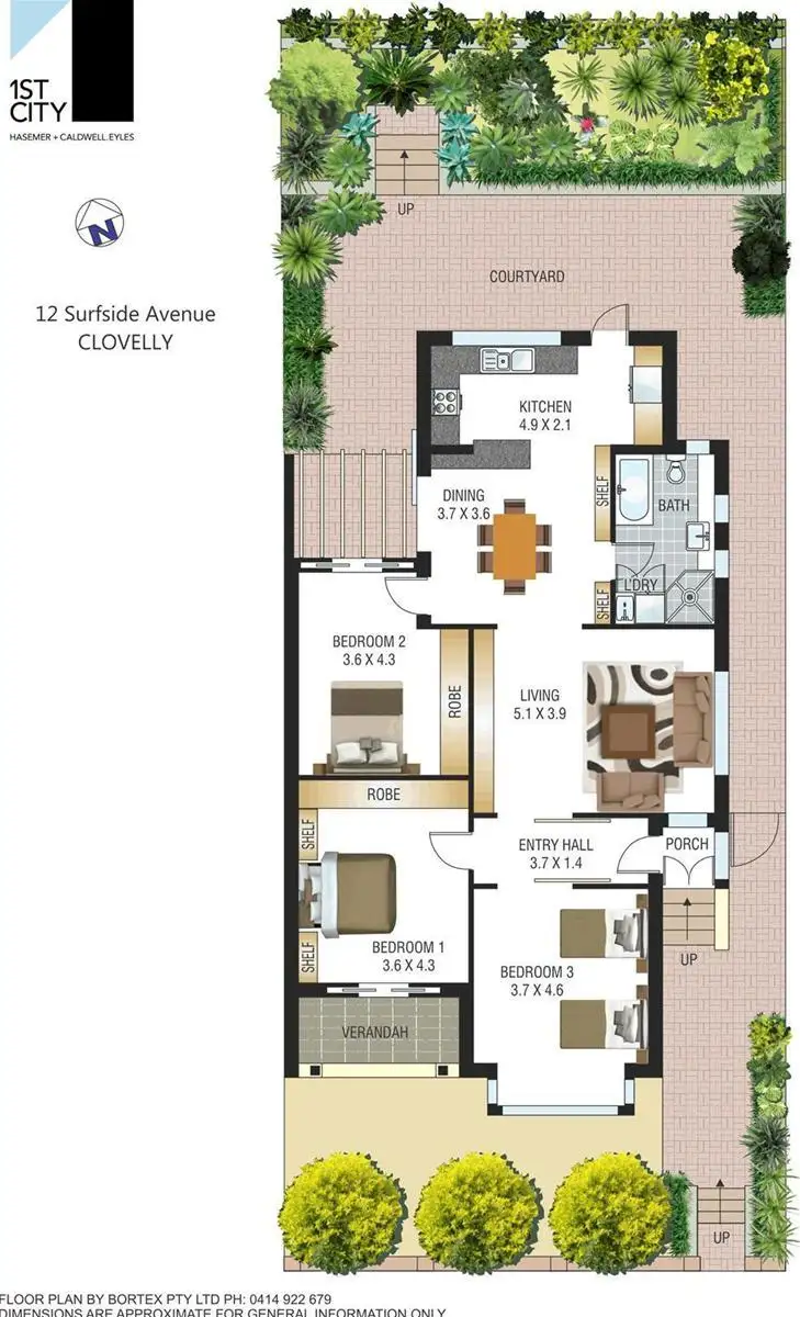 Floorplan of Homely house listing, 12 Surfside Avenue, Clovelly NSW 2031