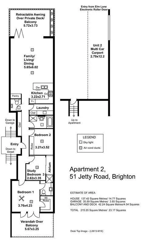 Floorplan of Homely house listing, 2/51 Jetty Road, Brighton SA 5048