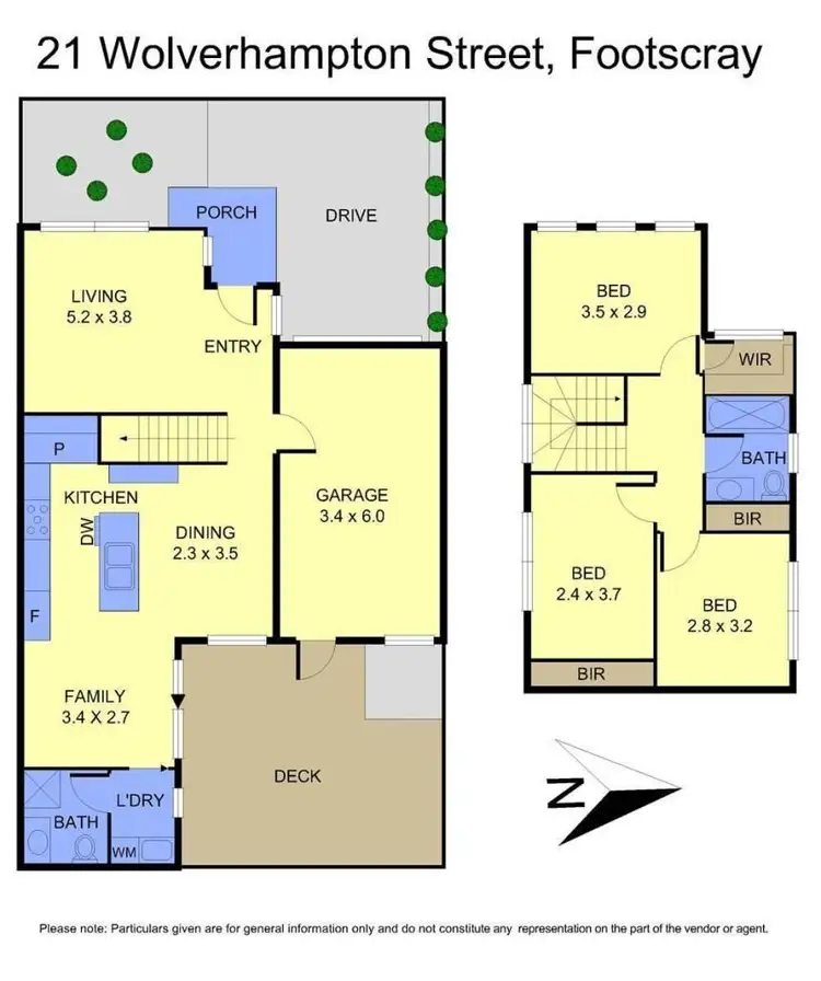 Floorplan of Homely townhouse listing, 21 Wolverhampton Street, Footscray VIC 3011