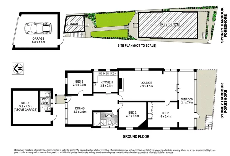 Floorplan of Homely house listing, 25 Fairlight Crescent, Fairlight NSW 2094