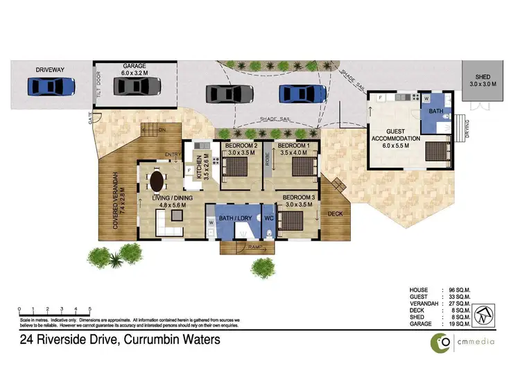 Floorplan of Homely house listing, 24 Riverside Drive, Currumbin Waters QLD 4223