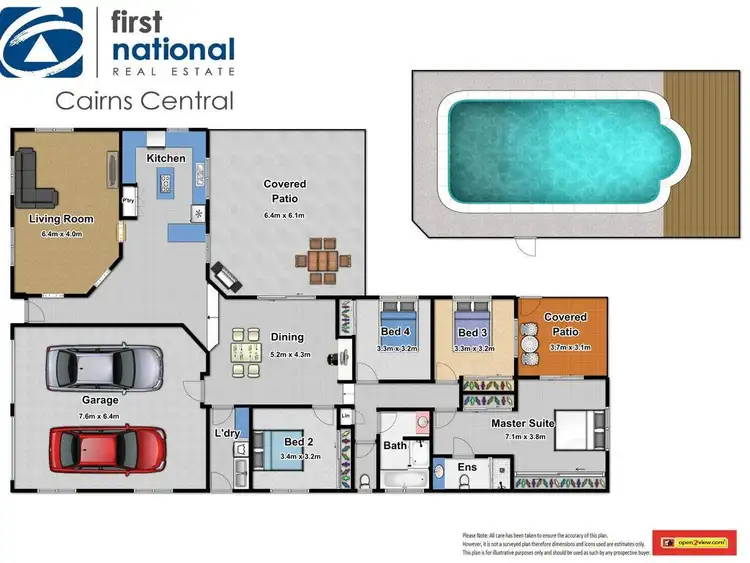 Floorplan of Homely house listing, 18 Adam Drive, Brinsmead QLD 4870