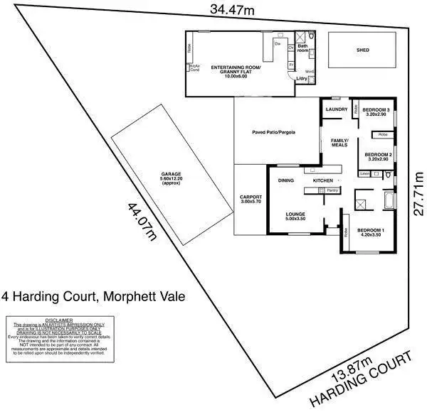 Floorplan of Homely house listing, 4 Harding Street, Morphett Vale SA 5162