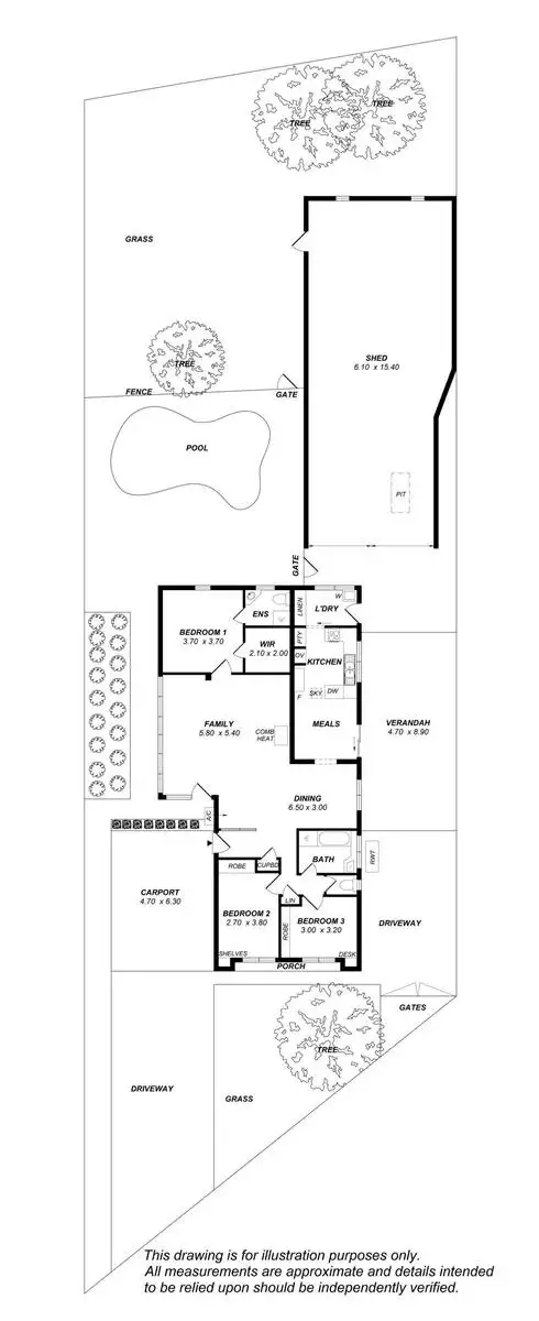 Floorplan of Homely house listing, 5 Hillcrest Drive, Eden Hills SA 5050