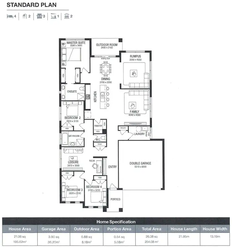 Floorplan of Homely house listing, 9 Grand Parade, Rutherford NSW 2320