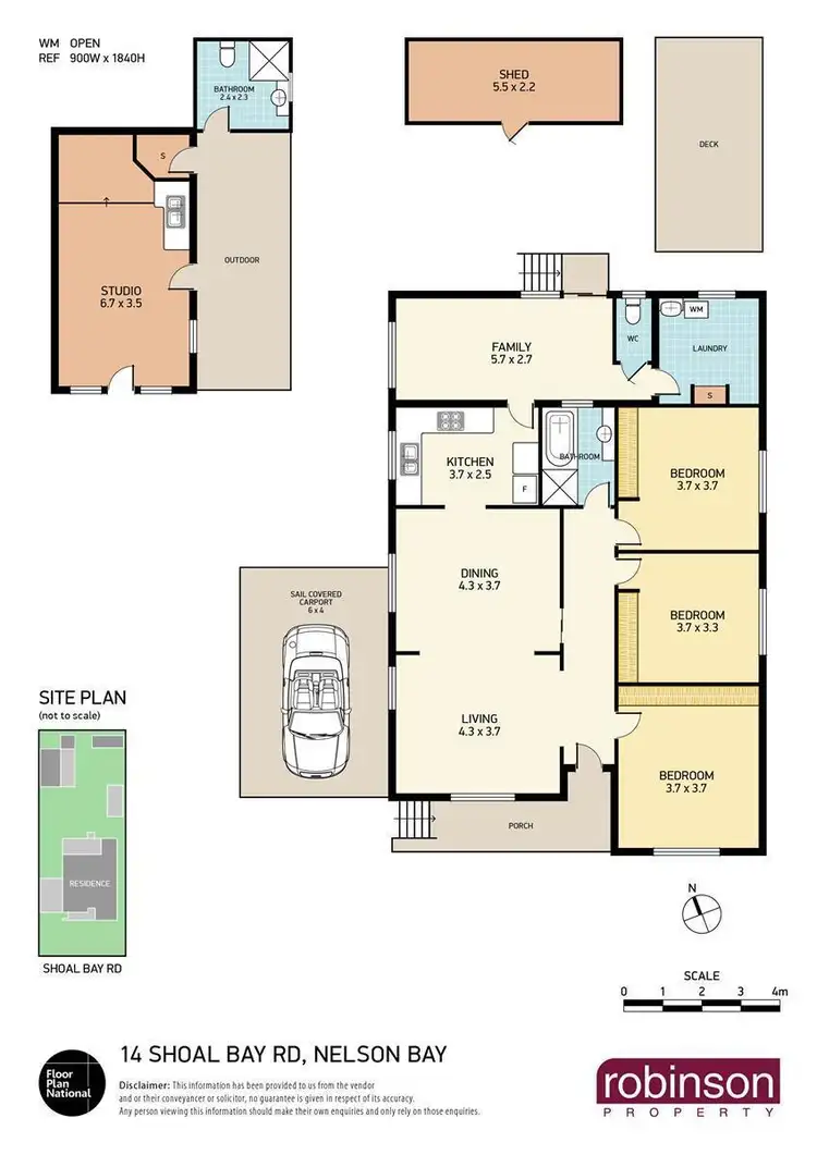 Floorplan of Homely house listing, 14 Shoal Bay Road, Nelson Bay NSW 2315