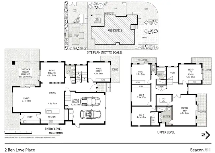 Floorplan of Homely house listing, 2 Ben Love Place, Beacon Hill NSW 2100