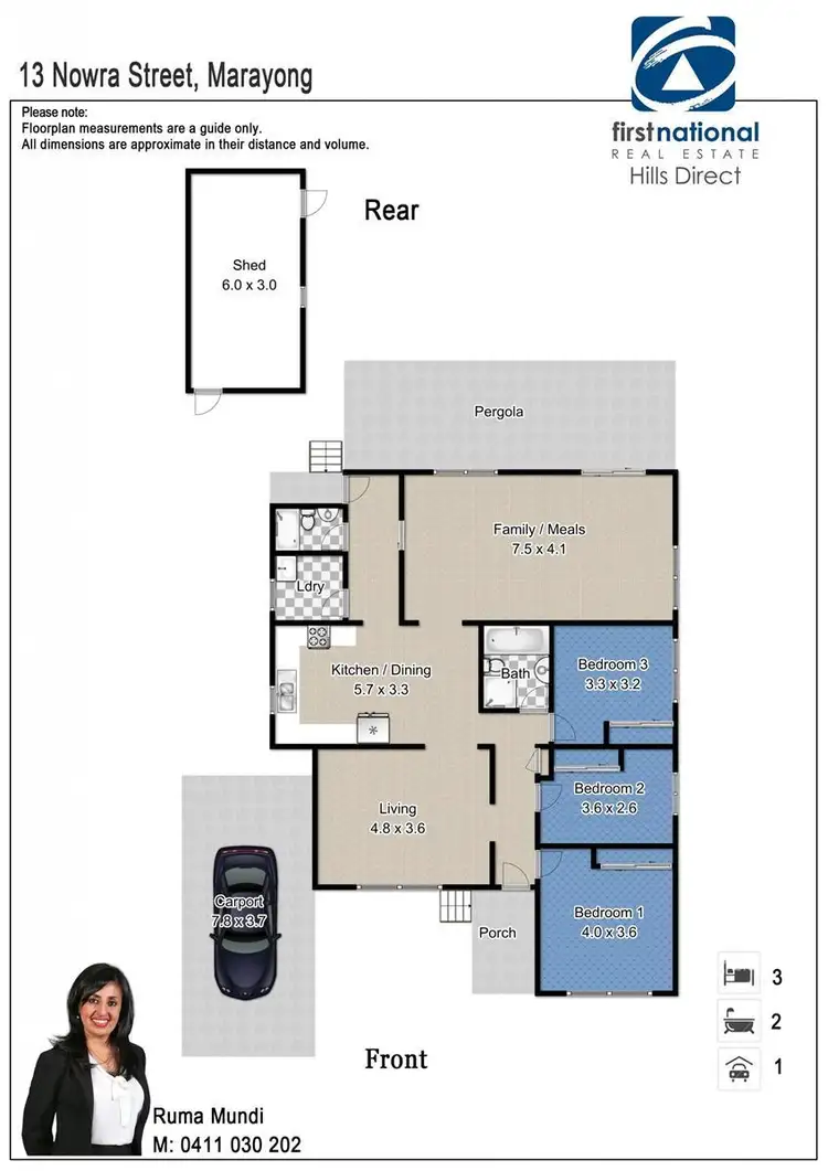 Floorplan of Homely house listing, 13 Nowra Street, Marayong NSW 2148