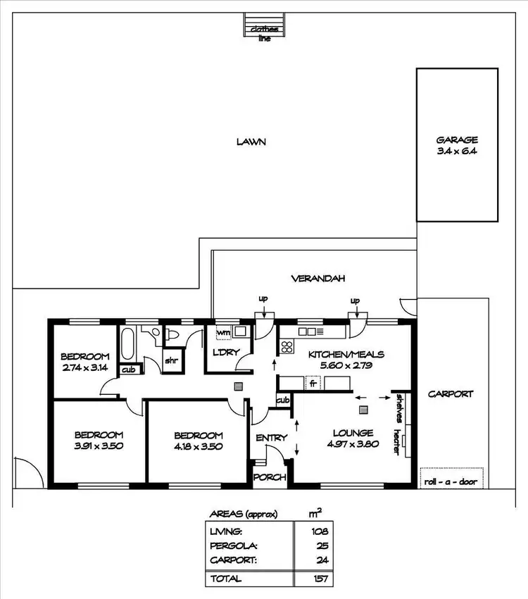 Floorplan of Homely house listing, 9 Skinner Street, Ascot Park SA 5043