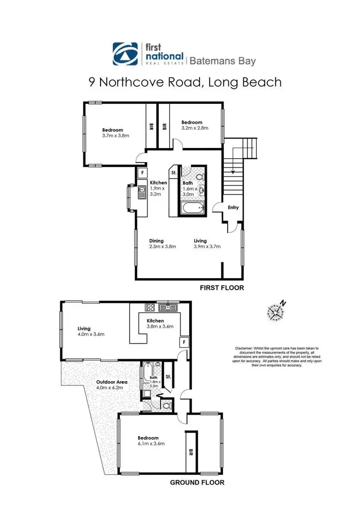 Floorplan of Homely house listing, 9 Northcove Road, Long Beach NSW 2536