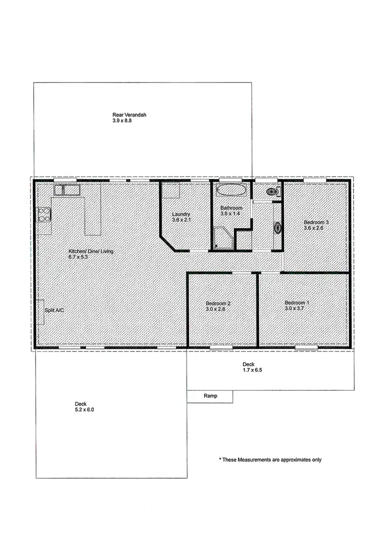 Floorplan of Homely house listing, 9 North Terrace, Stansbury SA 5582