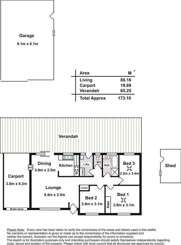Floorplan of Homely house listing, 49 Camelot Drive, Paralowie SA 5108
