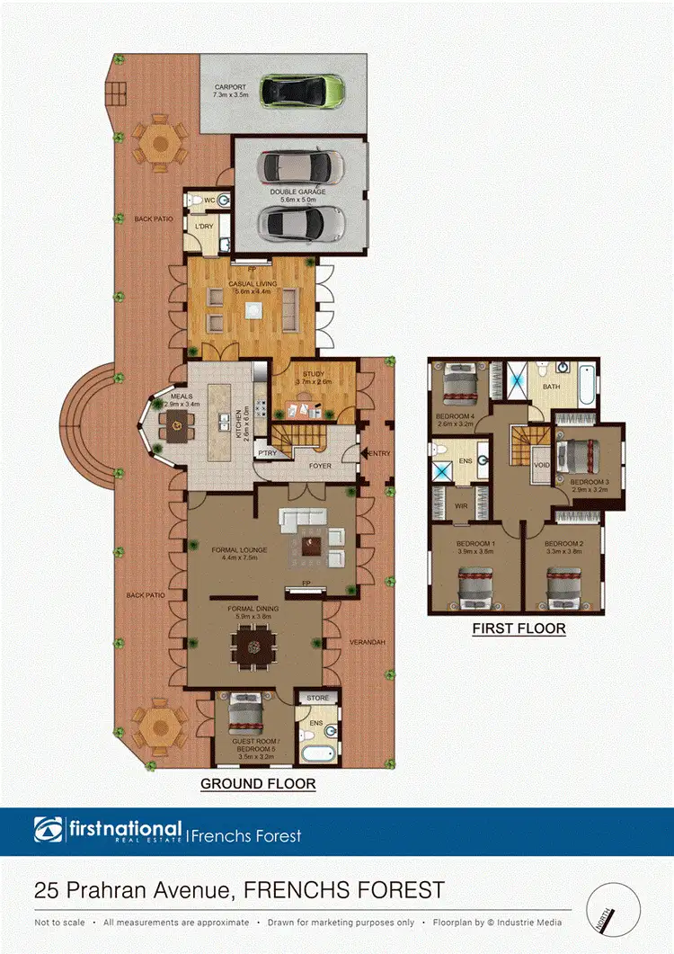 Floorplan of Homely house listing, 25 Prahran Avenue, Frenchs Forest NSW 2086
