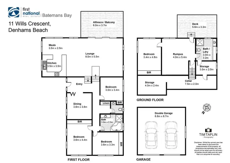 Floorplan of Homely house listing, 11 Wills Crescent, Denhams Beach NSW 2536