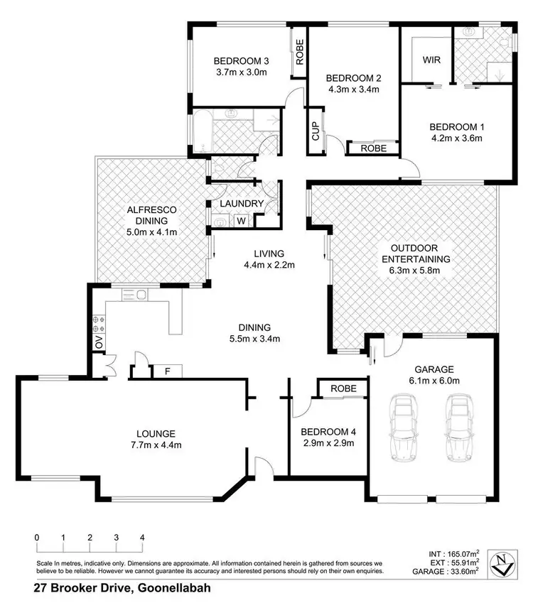 Floorplan of Homely house listing, 27 Brooker Drive, Goonellabah NSW 2480