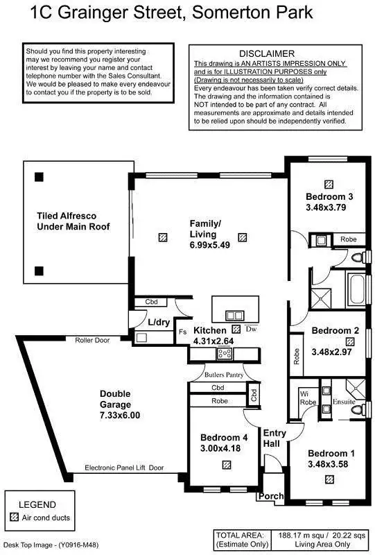 Floorplan of Homely house listing, 1C Grainger Road, Somerton Park SA 5044