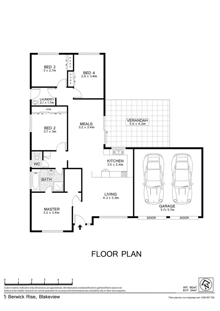 Floorplan of Homely house listing, 5 Kestrel Crescent, Thompson Beach SA 5501