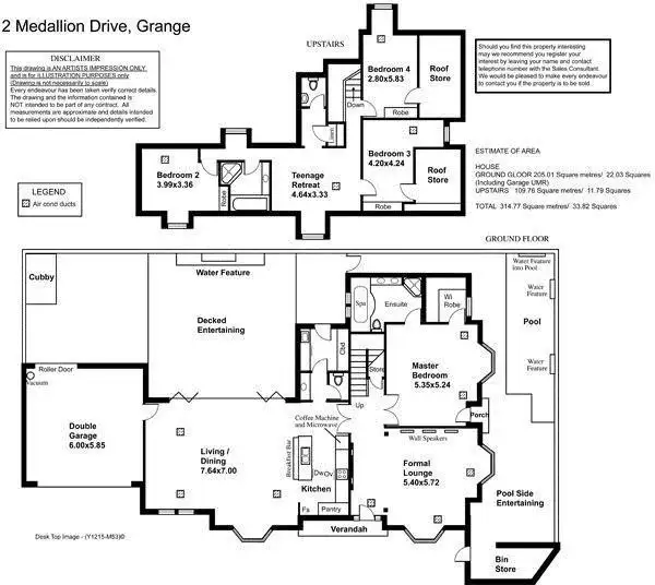 Floorplan of Homely house listing, 2 Medallion Drive, Grange SA 5022