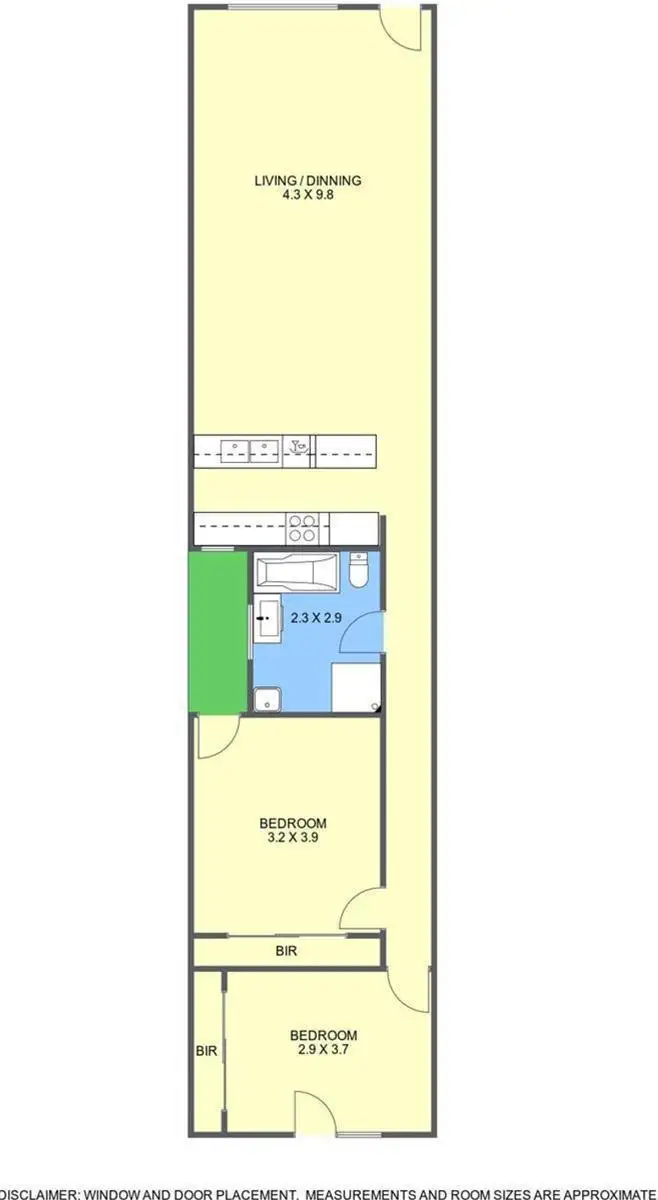 Floorplan of Homely unit listing, 3/134 Ballarat Road, Maidstone VIC 3012