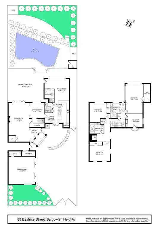 Floorplan of Homely house listing, 85 Beatrice Street, Balgowlah Heights NSW 2093
