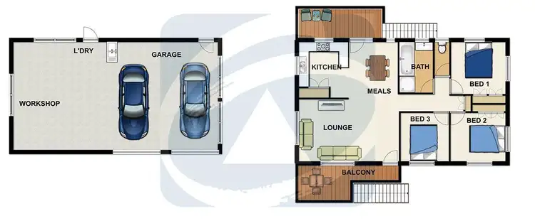 Floorplan of Homely house listing, 17 Caloma Street, Underwood QLD 4119