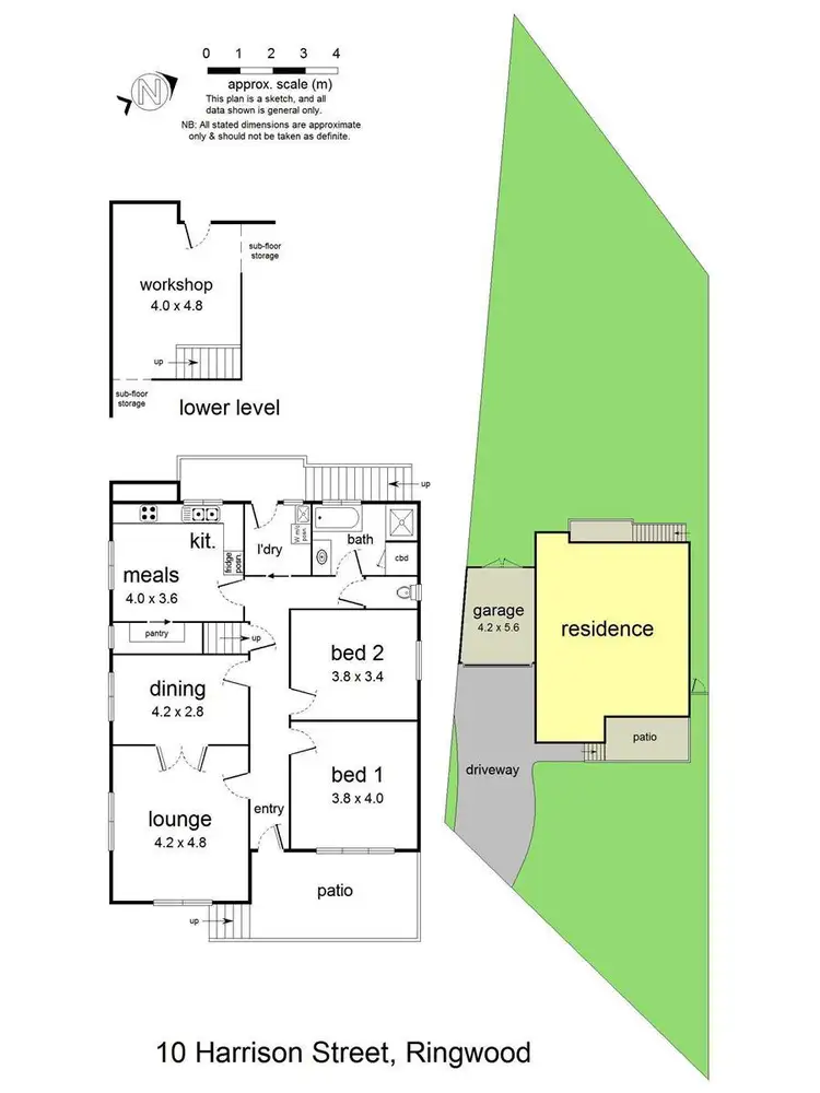 Floorplan of Homely house listing, 10 Harrison Street, Ringwood VIC 3134