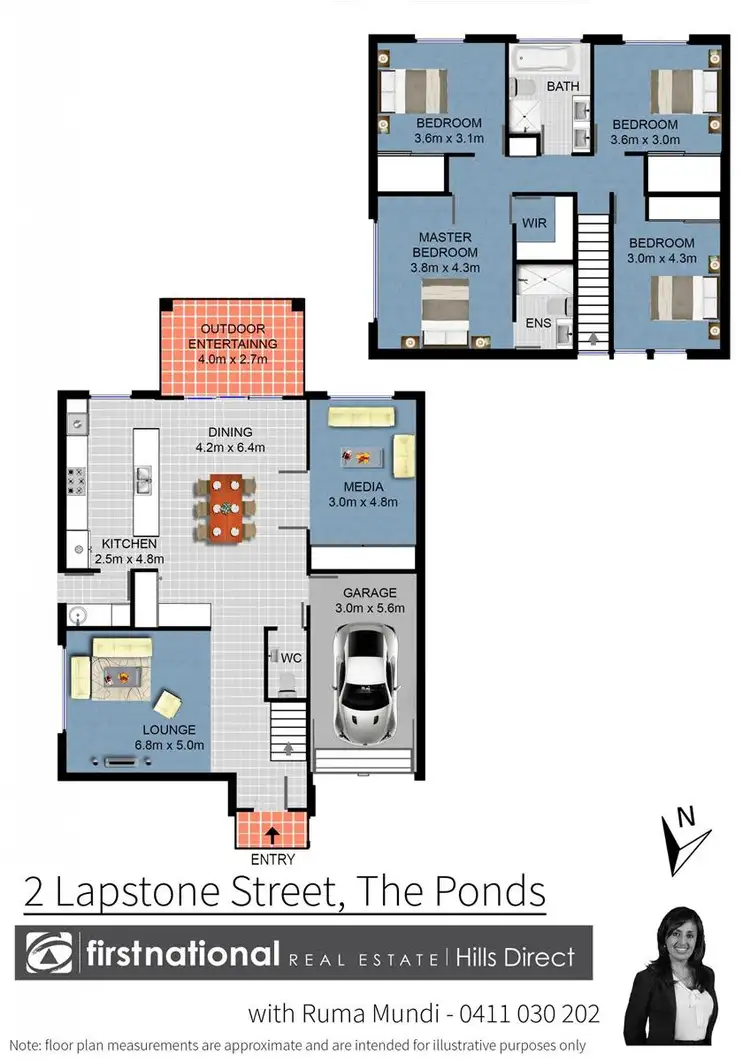 Floorplan of Homely house listing, 2 Lapstone Street, The Ponds NSW 2769