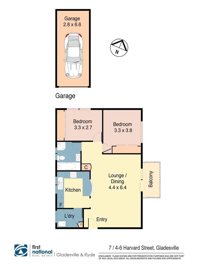 Floorplan of Homely apartment listing, 7/4-6 Harvard Street, Gladesville NSW 2111