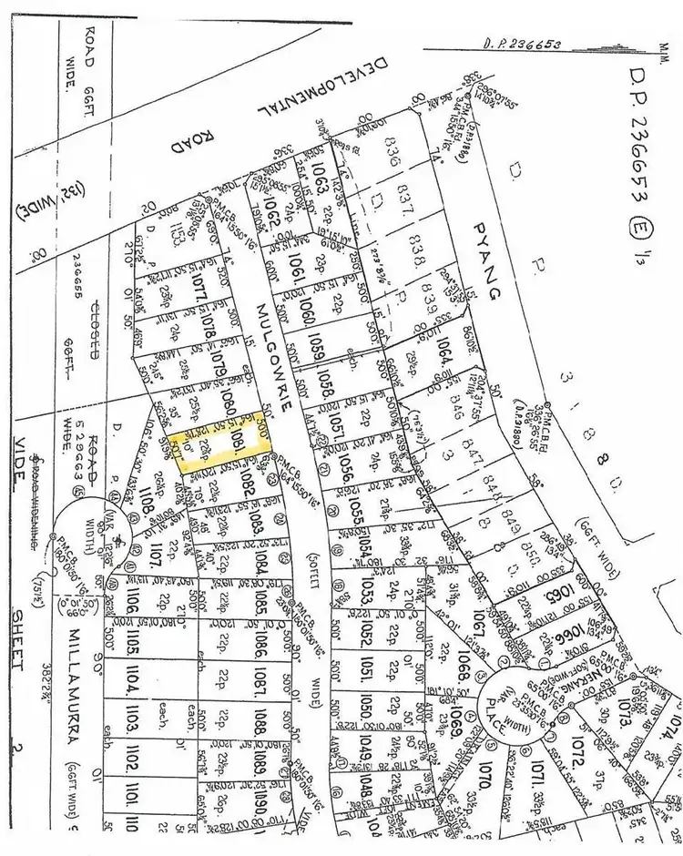Floorplan of Homely land listing, LOT 1081/11 Mulgowrie Street, Malua Bay NSW 2536