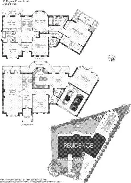 Floorplan of Homely house listing, 57 Captain Pipers Road, Vaucluse NSW 2030
