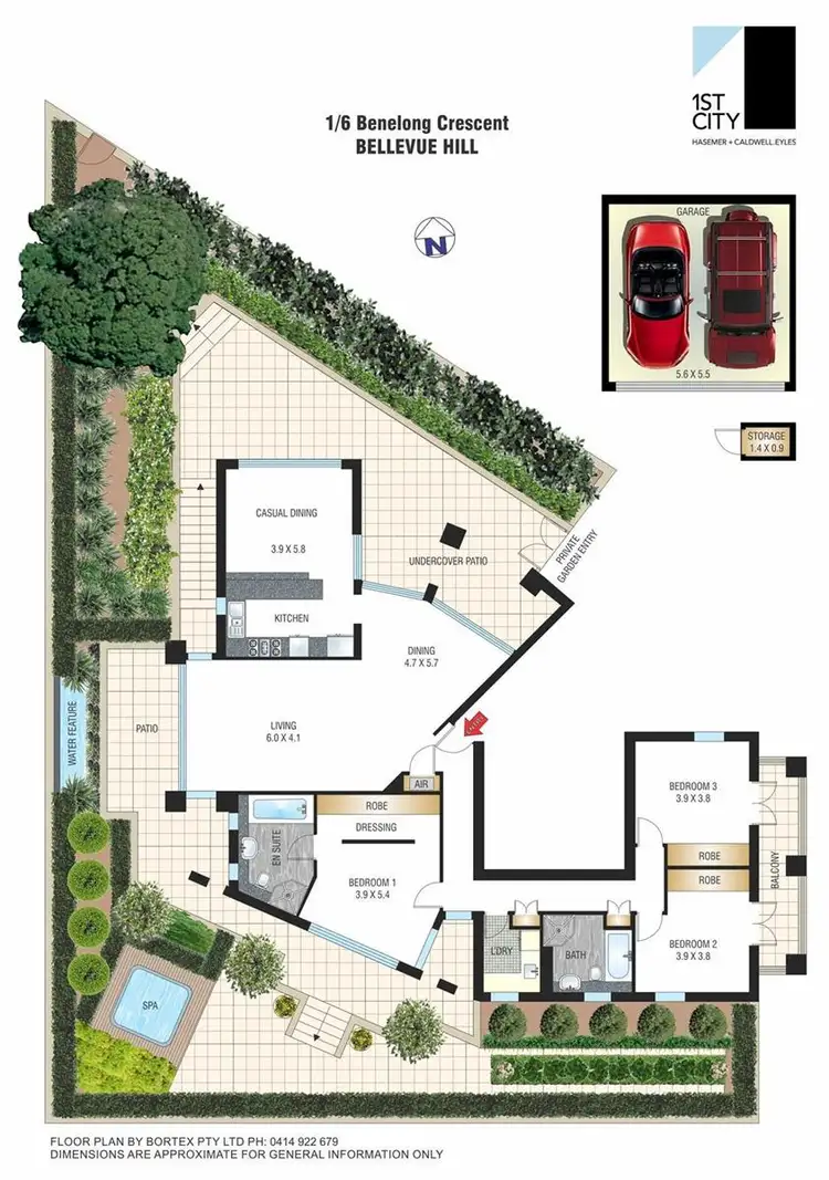 Floorplan of Homely apartment listing, 1/6 Benelong Crescent, Bellevue Hill NSW 2023