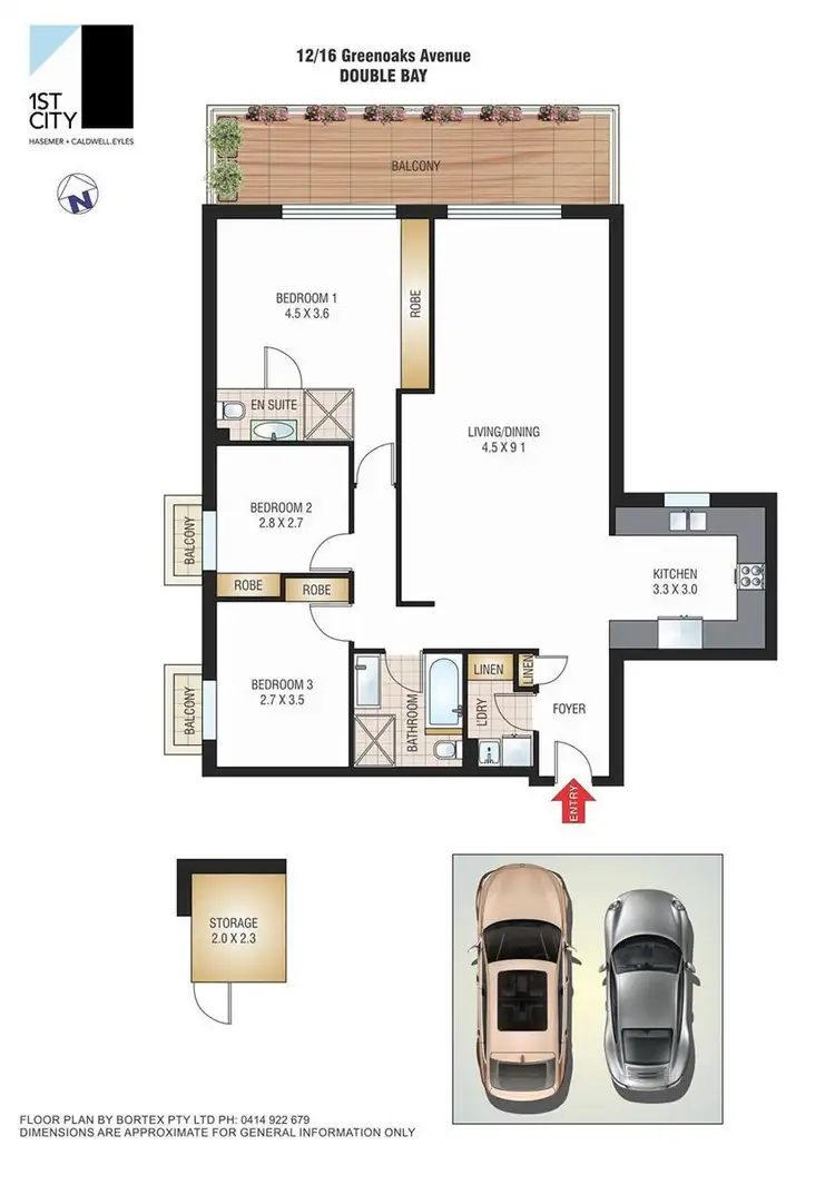 Floorplan of Homely apartment listing, 12/31 Ocean Avenue (Enter via 16 Greenoaks Ave), Double Bay NSW 2028