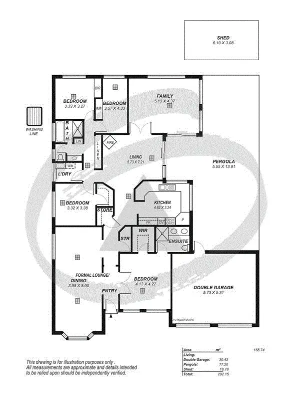 Floorplan of Homely house listing, 3 Hall Court, Littlehampton SA 5250