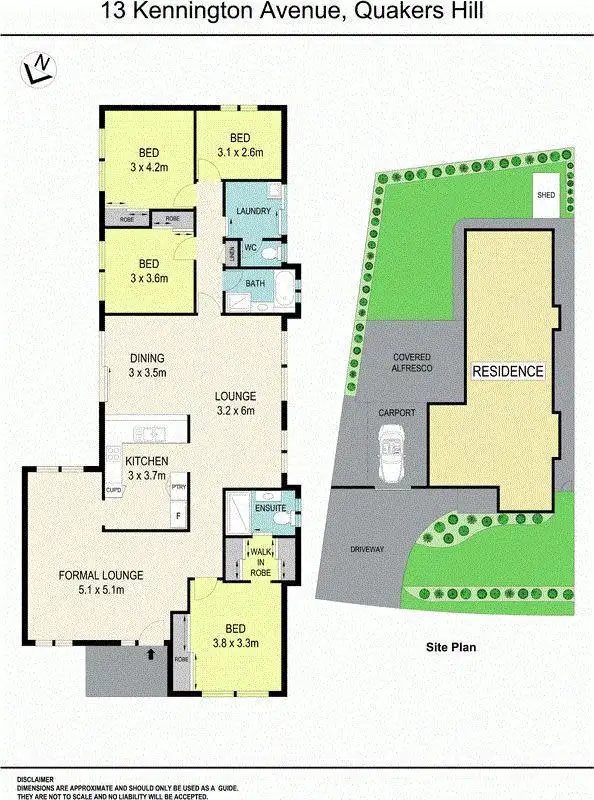Floorplan of Homely house listing, 13 Kennington Avenue, Quakers Hill NSW 2763