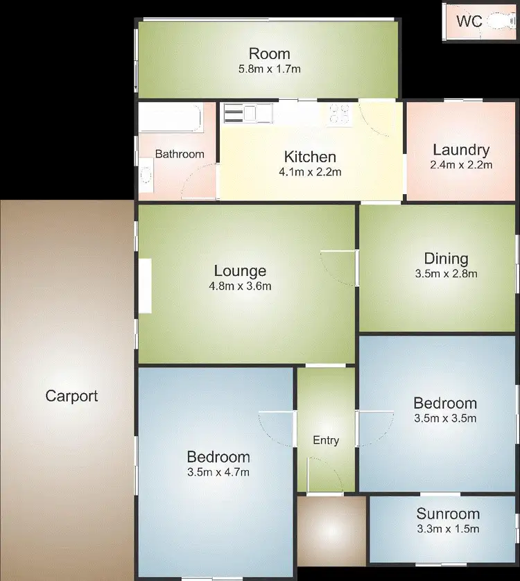 Floorplan of Homely house listing, Address available on request
