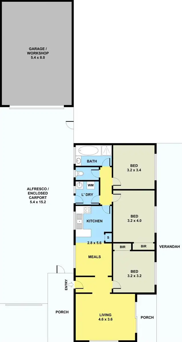 Floorplan of Homely house listing, 24 Tasman Avenue, Deer Park VIC 3023