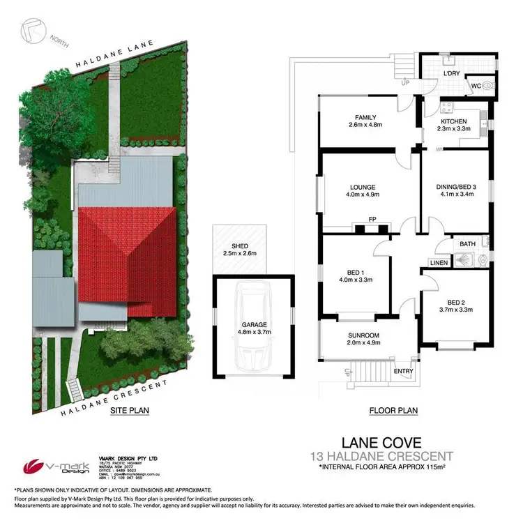 Floorplan of Homely house listing, 13 Haldane Crescent, Lane Cove NSW 2066