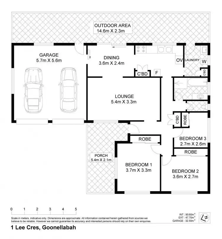 Floorplan of Homely house listing, 1 Lee Crescent (off Cynthia Wilson Dr), Goonellabah NSW 2480