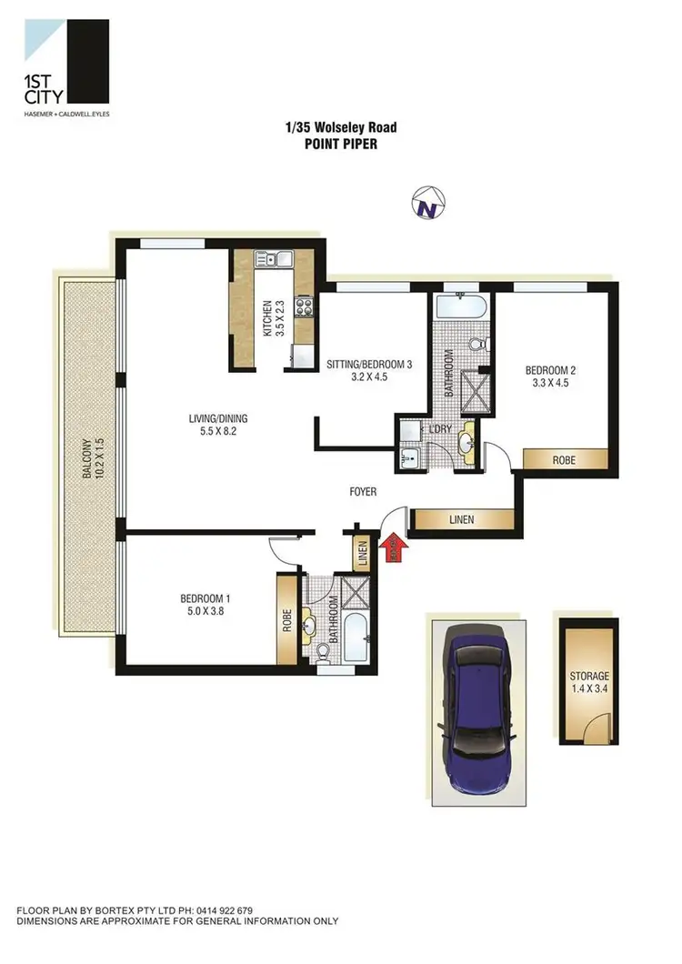 Floorplan of Homely apartment listing, 1/35 Wolseley Road, Point Piper NSW 2027