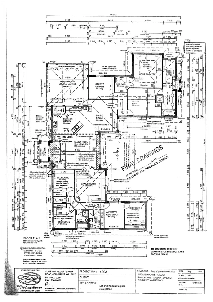 Floorplan of Homely house listing, 2 Surman Place, Roleystone WA 6111