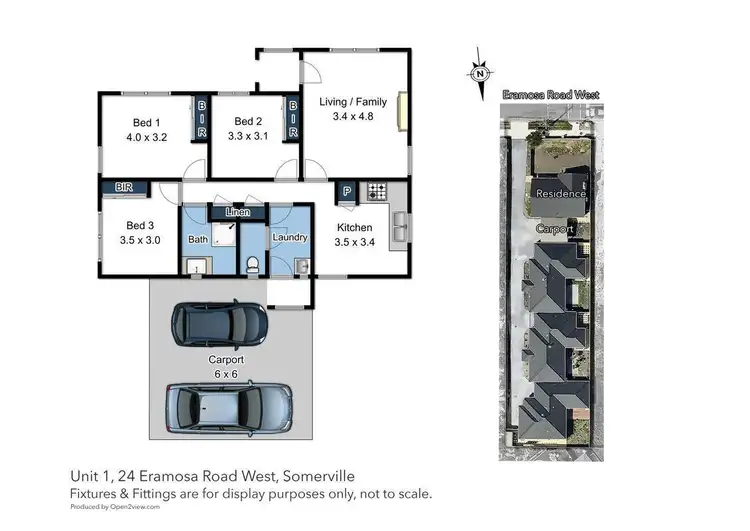 Floorplan of Homely house listing, 1/24 Eramosa Road West, Somerville VIC 3912