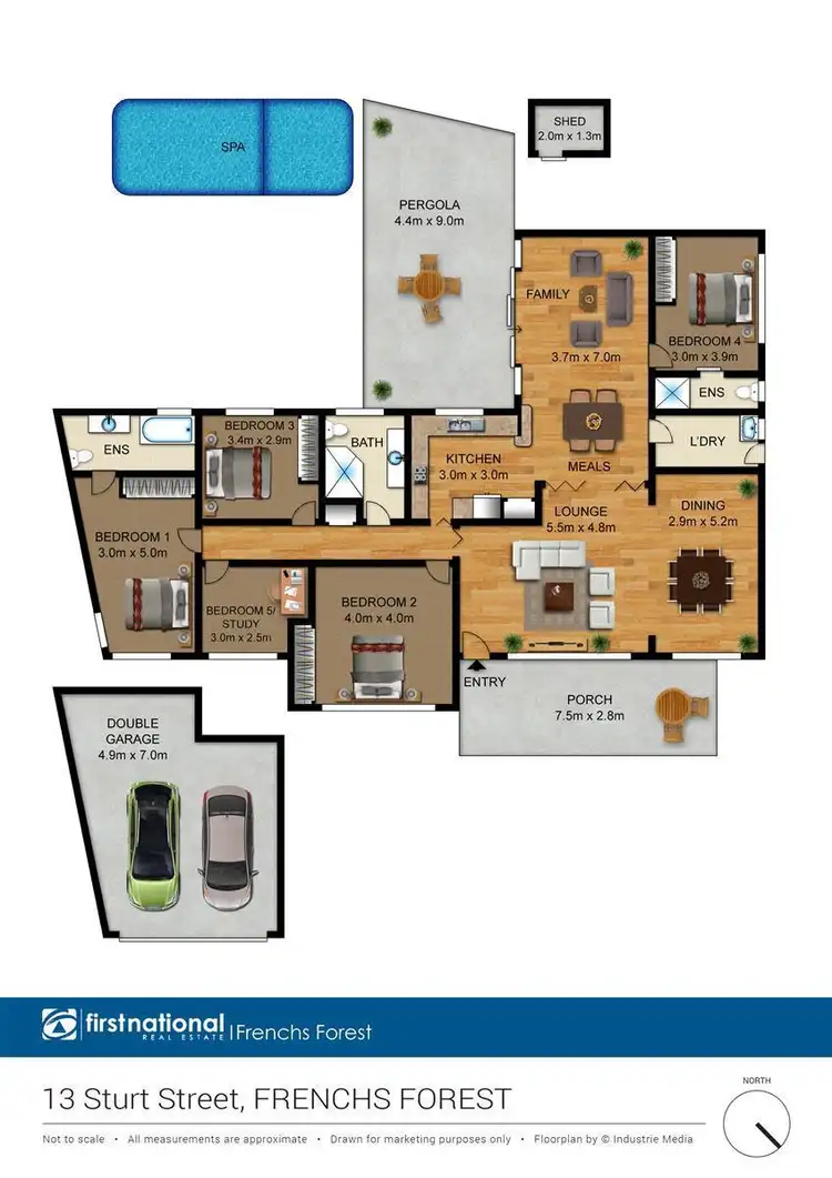 Floorplan of Homely house listing, 13 Sturt Street, Frenchs Forest NSW 2086